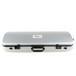 BAM 2201XL Hightech Oblong Viola Case, Metallic Silver, Locks