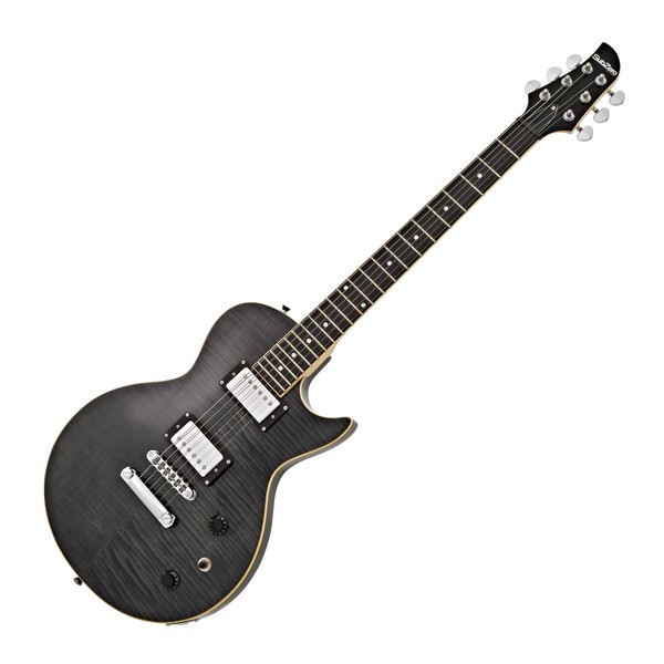 SubZero Revolution Electric Guitar, Flamed Black