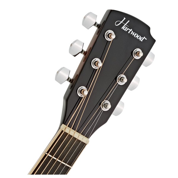 Hartwood Villanelle Grand Auditorium Acoustic Guitar, Vintage Burst head