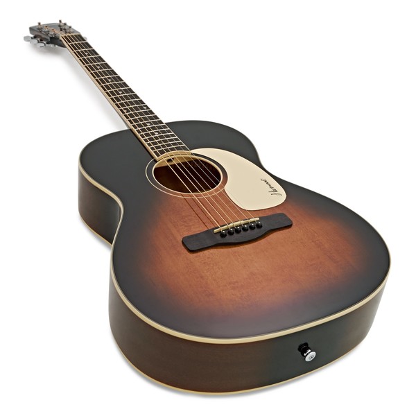Hartwood Villanelle Grand Auditorium Acoustic Guitar, Vintage Burst angle