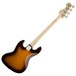 Squier Affinity Jazz Bass, Brown Sunburst Back