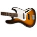 Squier Affinity Jazz Bass, Brown Sunburst Close Left