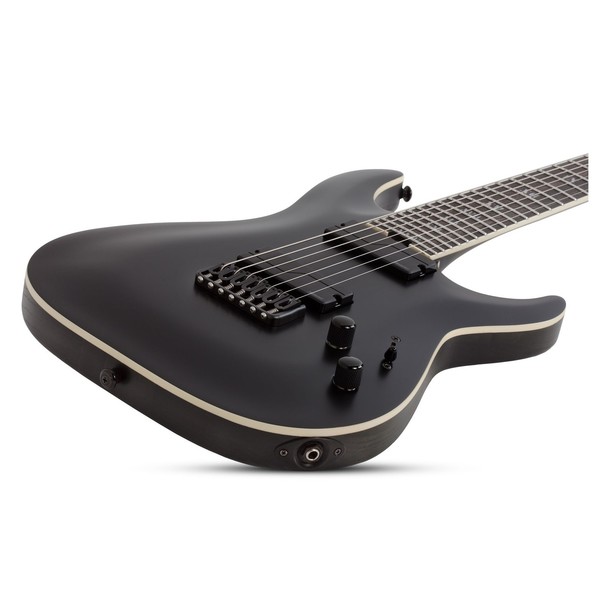 Schecter C-7 SLS Evil Twin, Satin Black - Body