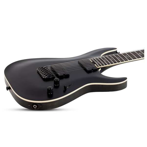 Schecter C-7 SLS Evil Twin, Satin Black - Body 2