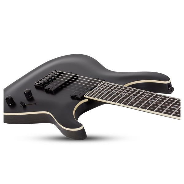 Schecter C-7 SLS Evil Twin, Satin Black - Body 3
