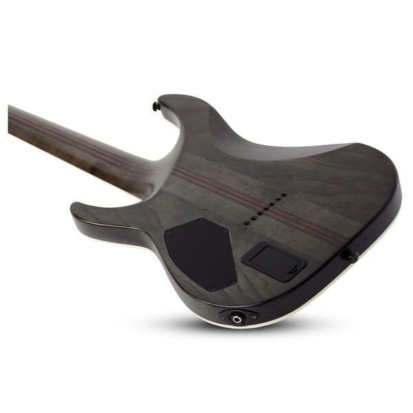 Schecter C-7 SLS Evil Twin, Satin Black - Back View
