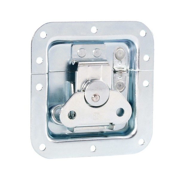 Adam Hall Medium Non-Cranked Butterfly Latch with Padlock Eye, 9 mm
