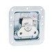 Adam Hall Medium Non-Cranked Butterfly Latch with Padlock Eye, 9 mm