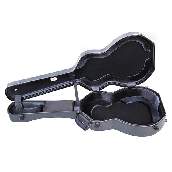 BAM 8007XL Hightech 000 Guitar Case, Black, Inside