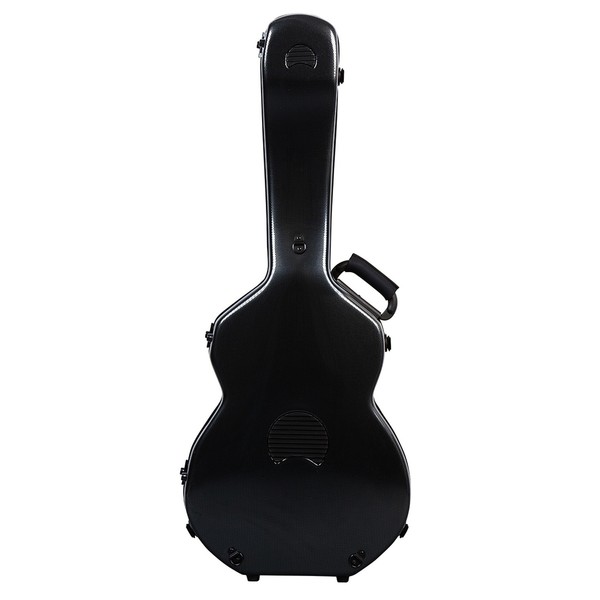 BAM 8007XL Hightech 000 Guitar Case, Black, Rear