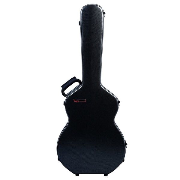 BAM 8008XL Hightech OM Guitar Case, Black Carbon
