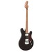 Music Man Valentine, Trans Black - left slanted