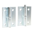 Adam Hall Galvanised Detachable Right Side Hinge Pair with Pin