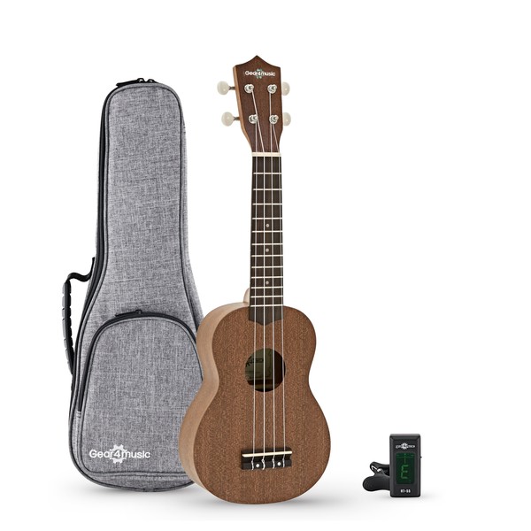 Deluxe Soprano Ukulele Pack by Gear4music