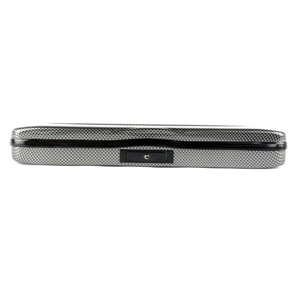 BAM 4009XL Hightech Flute Case, Silver Carbon, Locks