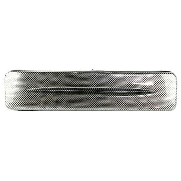 BAM 4009XL Hightech Flute Case, Silver Carbon