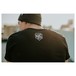 SJC Drums Shield Logo T-shirt 2017, Small back logo, Black, Small - Lifestyle 3