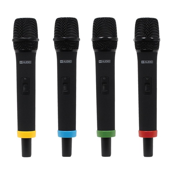 W Audio RM Quartet Handheld Radio Microphone System 5