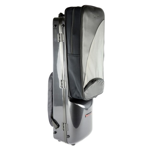BAM 3126XL Hightech Bass, Bb & A Clarinet Case, Black Carbon, Side
