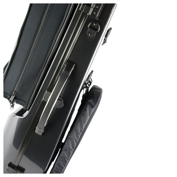 BAM 3126XL Hightech Bass, Bb & A Clarinet Case, Black Carbon, Handle