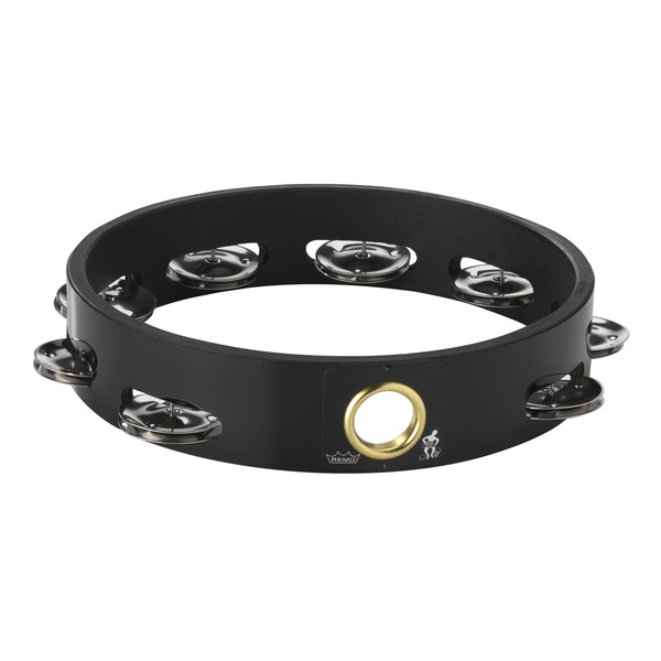 Remo 8'' Single Row Headless Tambourine, Black - Main Image