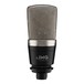 IMG Stageline ECMS-60 Large Diaphragm Condenser Microphone, Front with Mount