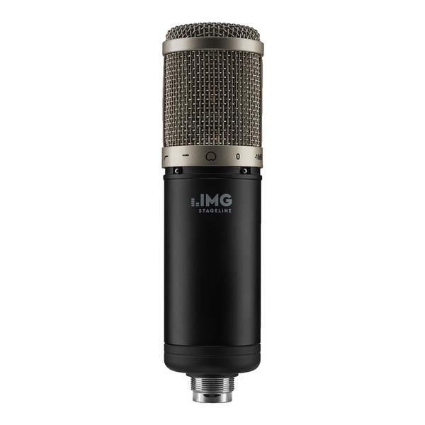 IMG Stageline ECMS-90 Large Diaphragm Condenser Microphone, Front without Mount