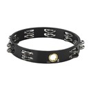 Remo 10'' 2-Row Headless Tambourine, Black