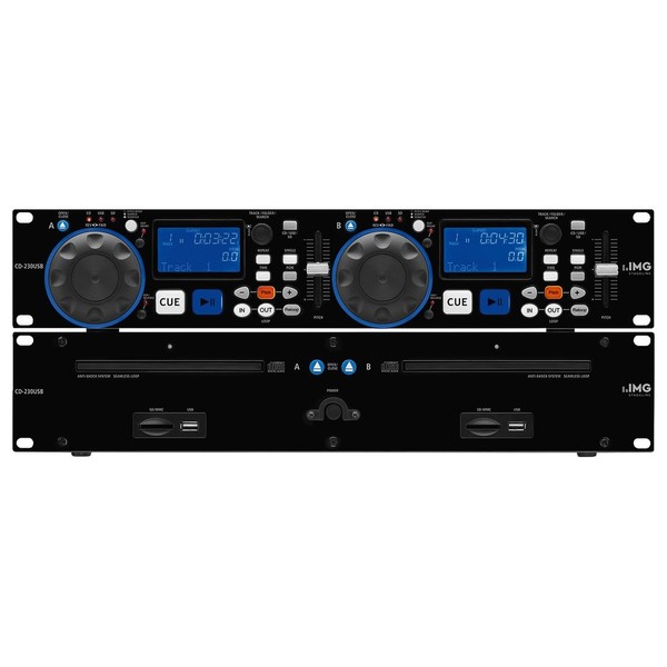 IMG Stageline Dual CD Player