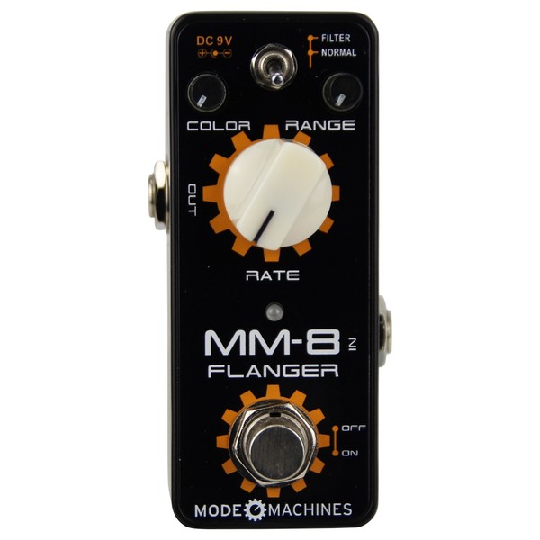 Mode Machines MM-8 Flanger Mini Guitar Pedal Front 