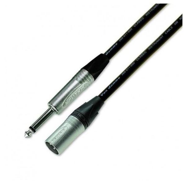 Van Damme 0.8 Pro Grade Classic XKE Jack - XLR Cable, 1m