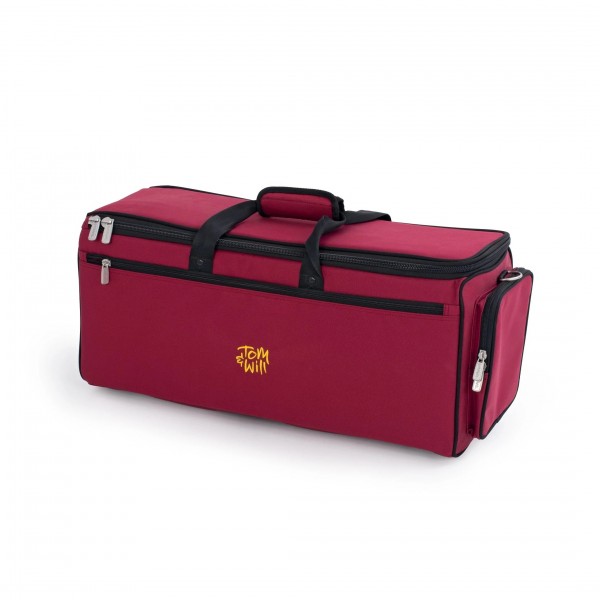 Tom and Will Combination Trumpet Gig Bag, Burgundy and Black