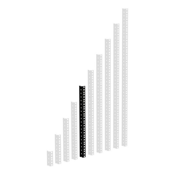 Adam Hall Heavy Duty Black 19'' Rack Strip, 10U Sizes
