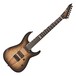 ESP E-II M-II-7 NT Hipshot 7 String, Dark Brown Natural Burst