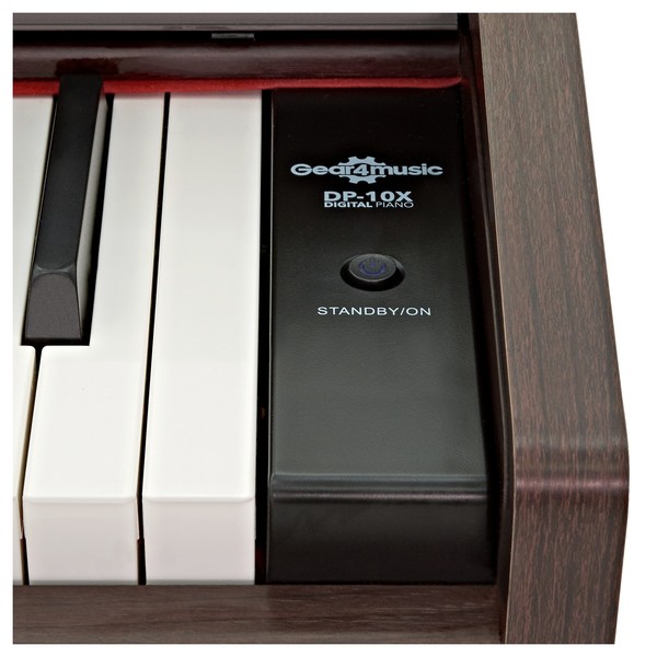 DP-10X Digital Piano by Gear4music, Dark RW close