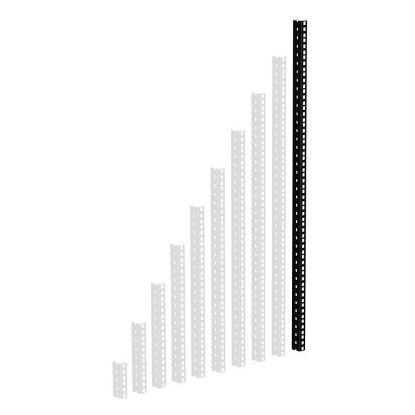 Adam Hall Heavy Duty Black 19'' Rack Strip, 20U Sizes