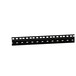 Adam Hall Heavy Duty Black 19'' Rack Strip, 20U Side