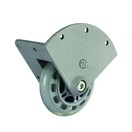 Adam Hall 37450 Recessed Corner Castor with Soft 75 mm Wheel