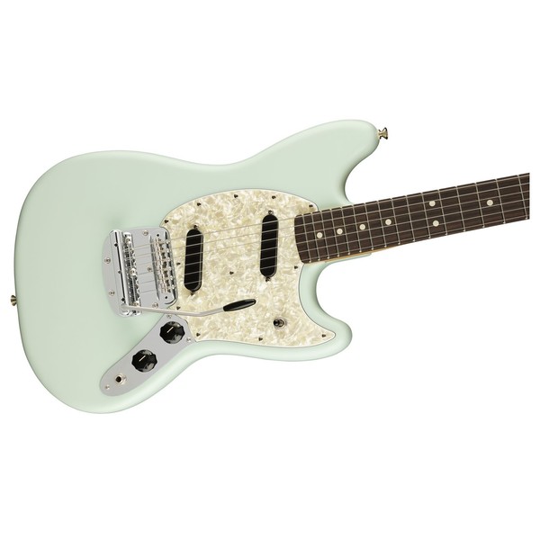 Fender American Performer Mustang, Satin Sonic Blue at Gear4music