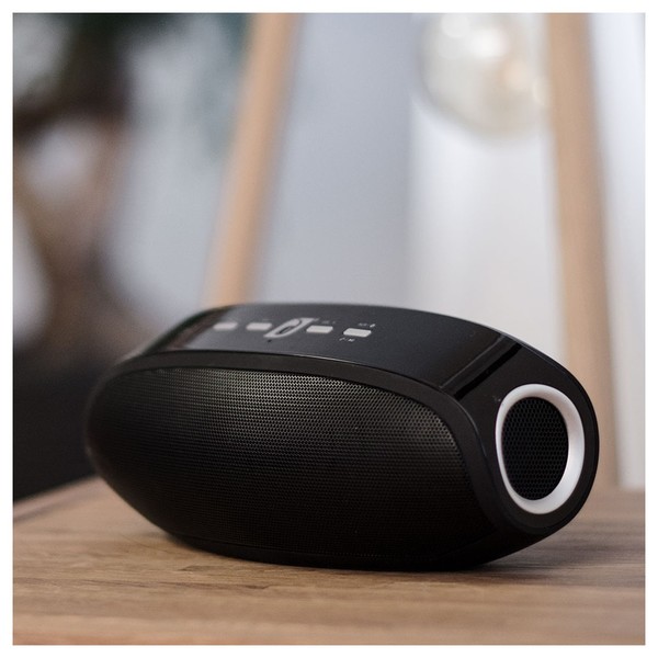 Damson Vulcan Bluetooth Speaker, Black at Gear4music