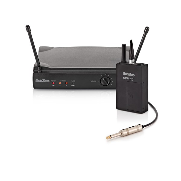 SubZero SZW-20G Wireless Guitar System, 864.5MHz