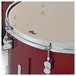 PDP Concept Maple 22'' 7pc Shell Pack, Red to Black Sparkle skin