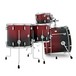 PDP Concept Maple 22'' 7pc Shell Pack, Red to Black Sparkle side