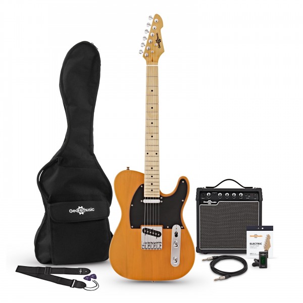Knoxville Electric Guitar + Amp Pack, Butterscotch bundle
