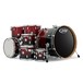 PDP Concept Maple 22'' 7pc Shell Pack, Red to Black Sparkle