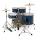 Tama Rhythm Mate 22'' Drum Kit with Zildjian Cymbals, Hairline Blue