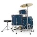 Tama Rhythm Mate 22'' Drum Kit with Zildjian Cymbals, Hairline Blue