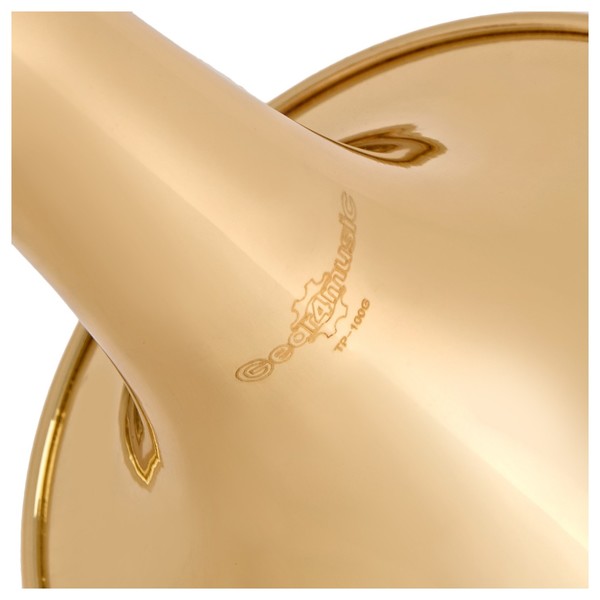 Student Trumpet by Gear4music, Gold logo