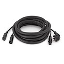 XLR and EU IEC Combination Cable by Gear4music, 5m