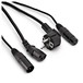 XLR and EU IEC Combination Cable by Gear4music, 20m